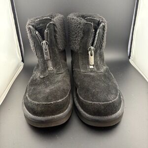 Koolaburra by UGG Lytta Mini 1122811 Womens 10 US Boot Black Suede Zipper Bootie